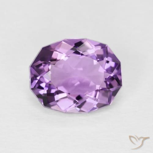 2.50ct Natural Light-Medium Violet Amethyst, Oval, VS