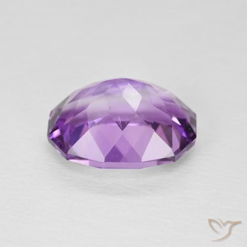 Amethyst Gemstone in 11.5 x 8.9 mm Size for Sale, Amethyst Stone in Purplish Violet Color