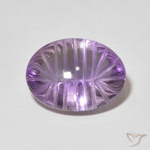 9.70ct Natural Medium Violet Amethyst, Oval, Transparent