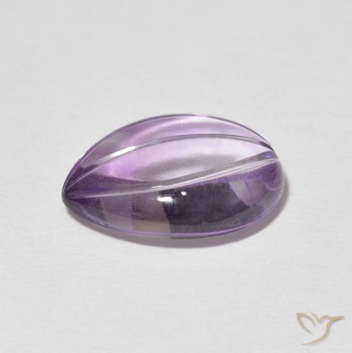 Amethyst Gemstone in 15 x 11.5 mm Size for Sale, Amethyst Stone in Medium Violet Color