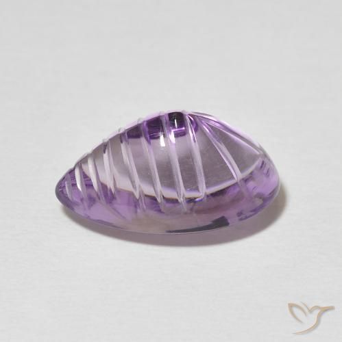 Amethyst Gemstone in 15.4 x 9.6 mm Size for Sale, Amethyst Stone in Iris Violet Color