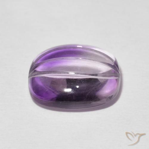 Amethyst Gemstone in 12.7 x 12.2 mm Size for Sale, Amethyst Stone in Medium Violet Color