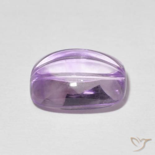 Amethyst Gemstone in 12.8 x 10.2 mm Size for Sale, Amethyst Stone in Light Violet Color