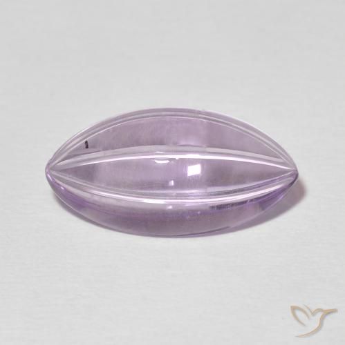 5.57ct Natural Light Violet Amethyst, Marquise, Transparent