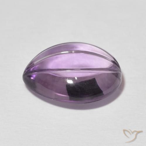 Amethyst Gemstone in 14.8 x 12.6 mm Size for Sale, Amethyst Stone in Light Violet Color