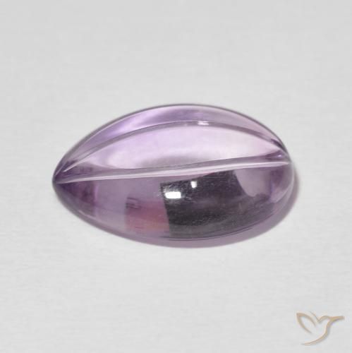 Amethyst Gemstone in 15.1 x 11.6 mm Size for Sale, Amethyst Stone in Light Violet Color