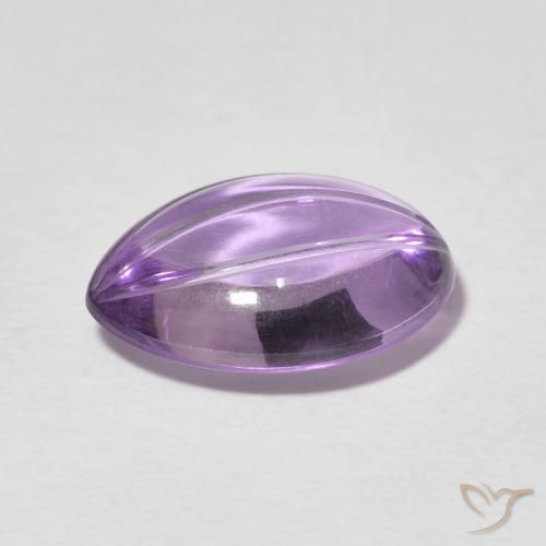 Amethyst Gemstone in 14.6 x 10.9 mm Size for Sale, Amethyst Stone in Light Violet Color