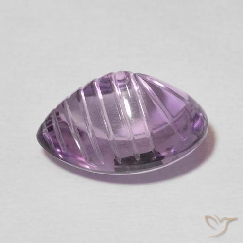 Amethyst Gemstone in 14.1 x 10.7 mm Size for Sale, Amethyst Stone in Medium Violet Color