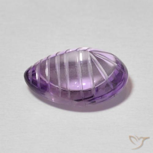 Amethyst Gemstone in 14 x 10 mm (calibrated) Size for Sale, Amethyst Stone in Medium Violet Color