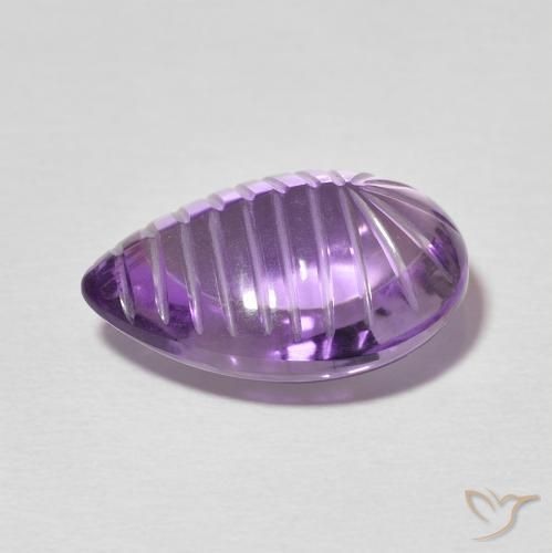 Amethyst Gemstone in 16 x 12 mm (calibrated) Size for Sale, Amethyst Stone in Deep Pinkish Violet Color