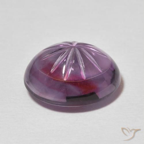 Amethyst Gemstone in 14 x 12 mm (calibrated) Size for Sale, Amethyst Stone in Medium Violet Color