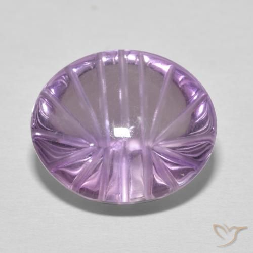 9.08ct Natural Iris Violet Amethyst, Oval, Transparent