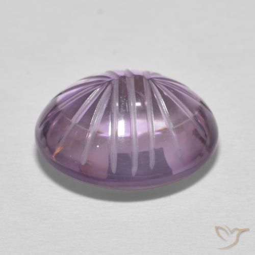 Amethyst Gemstone in 14.9 x 13.1 mm Size for Sale, Amethyst Stone in Iris Violet Color
