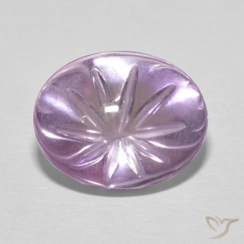 6.31ct Natural Orchid Amethyst, Oval, Transparent
