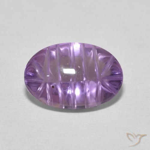 3.59ct Natural Purplish Violet Amethyst, Oval, Transparent