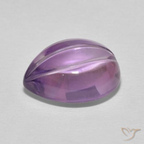 Amethyst Gemstone in 13 x 11 mm (calibrated) Size for Sale, Amethyst Stone in Sangria Violet Color