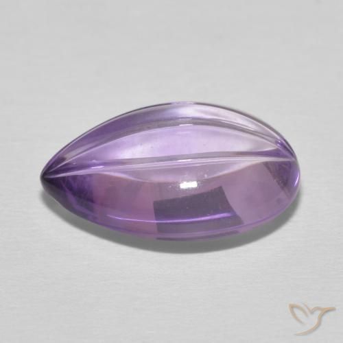 Amethyst Gemstone in 15.9 x 11.3 mm Size for Sale, Amethyst Stone in Purplish Violet Color