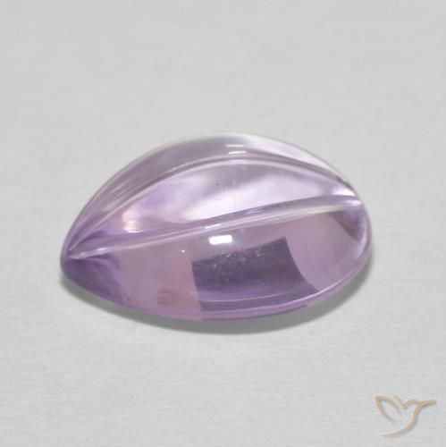 Amethyst Gemstone in 14.5 x 11.3 mm Size for Sale, Amethyst Stone in Light Magenta Color