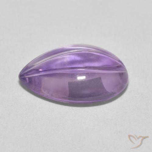 Amethyst Gemstone in 15.5 x 11.3 mm Size for Sale, Amethyst Stone in Pinkish Violet Color