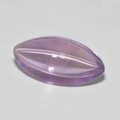7.71 ct Violet Amethyst Stone, Natural Amethyst in Carved Marquise Shape for Sale