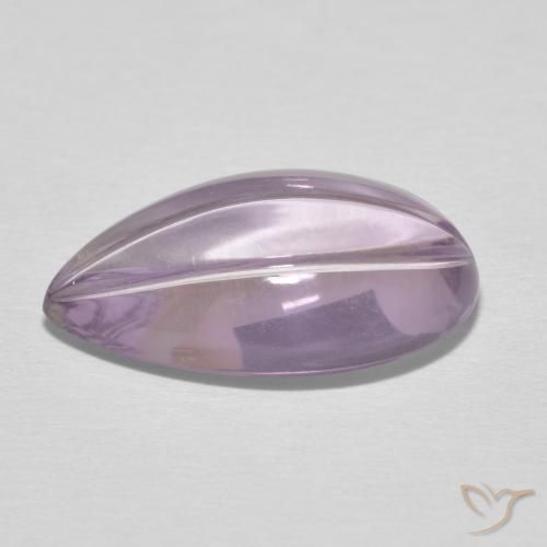 Amethyst Gemstone in 18.7 x 11.4 mm Size for Sale, Amethyst Stone in Pinkish Violet Color