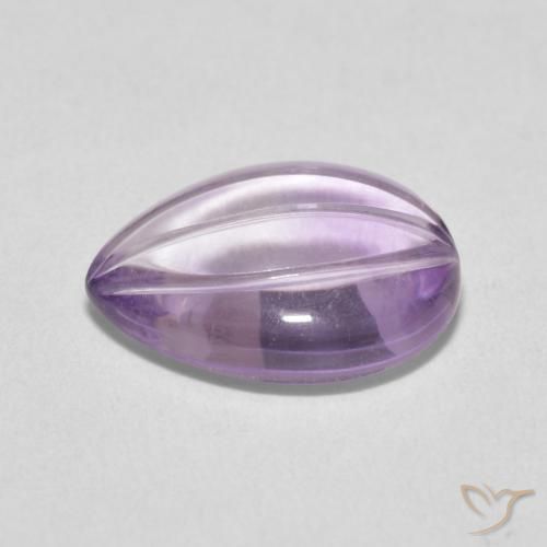 Amethyst Gemstone in 13.4 x 10.3 mm Size for Sale, Amethyst Stone in Light Pink-Violet Color