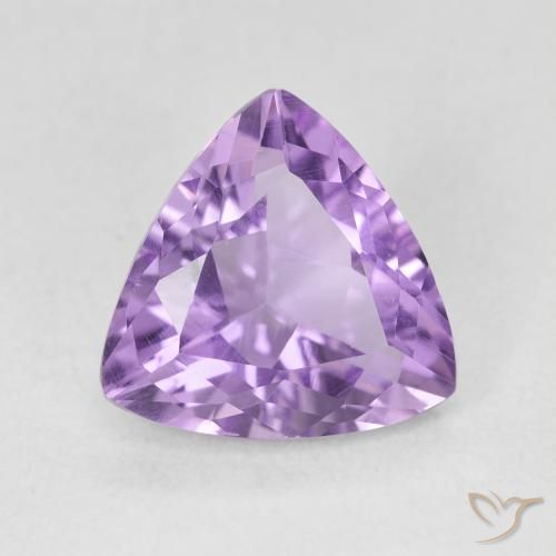 2.69ct Natural Iris Violet Amethyst, Trillion, VVS-VS