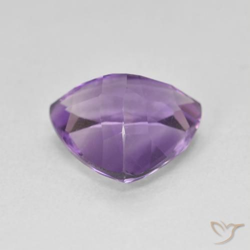 Amethyst Gemstone in 10 x 10 mm (calibrated) Size for Sale, Amethyst Stone in Medium Light Purplish-Violet Color