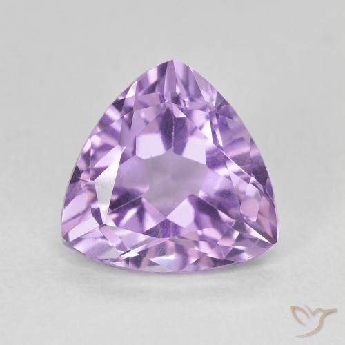 2.98ct Natural Medium Violet Amethyst, Trillion, VS