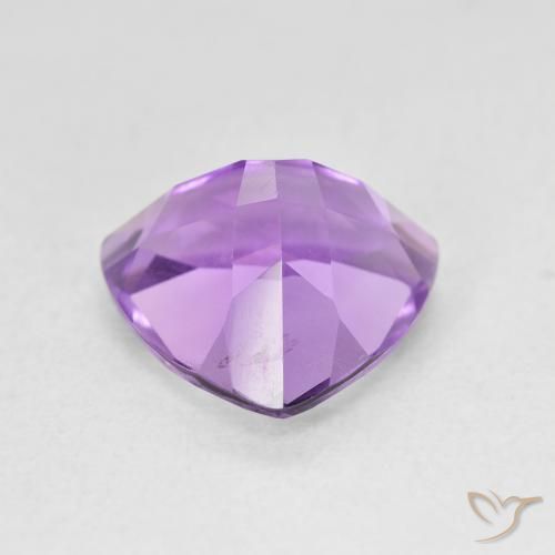 Amethyst Gemstone in 10 x 10 mm (calibrated) Size for Sale, Amethyst Stone in Deep Purplish Violet Color