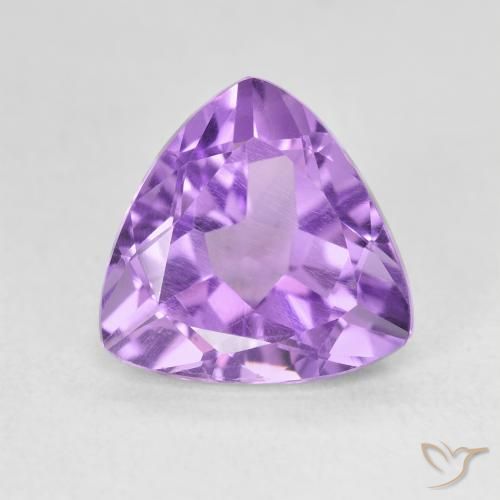 3.02ct Natural Vivid Violet Amethyst, Trillion, VS