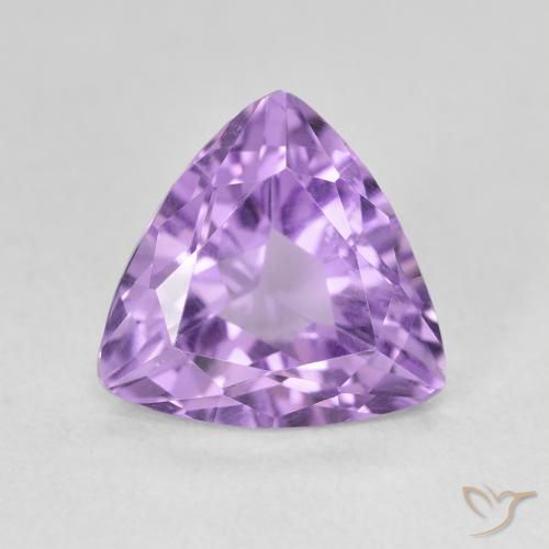 2.71ct Natural Medium Violet Amethyst, Trillion, VS
