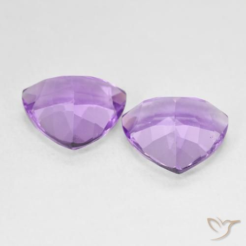 Amethyst Gemstones in 10 x 10 mm (calibrated) Size for Sale, Amethyst Stones in Deep Purplish Violet Color