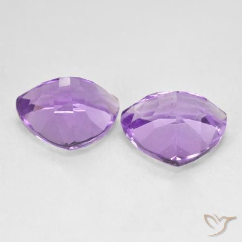 Amethyst Gemstones in 10 x 10 mm (calibrated) Size for Sale, Amethyst Stones in Medium Violet Color