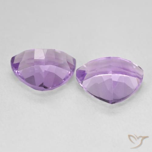 Amethyst Gemstones in 10 x 10 mm (calibrated) Size for Sale, Amethyst Stones in Deep Iris Violet Color