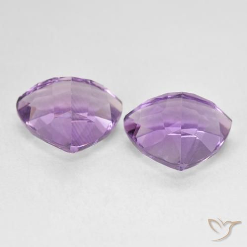 Amethyst Gemstones in 10 x 10 mm (calibrated) Size for Sale, Amethyst Stones in Medium Violet Color