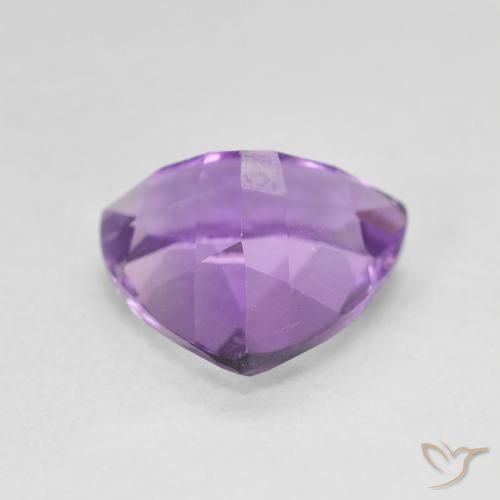 Amethyst Gemstone in 10 x 10 mm (calibrated) Size for Sale, Amethyst Stone in Deep Violet Color