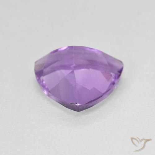 Amethyst Gemstone in 9.4 x 9.3 mm Size for Sale, Amethyst Stone in Deep Violet Color