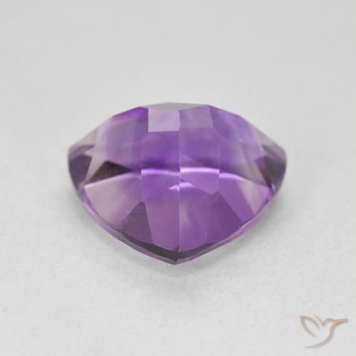 Amethyst Gemstone in 10 x 10 mm (calibrated) Size for Sale, Amethyst Stone in Medium Violet Color