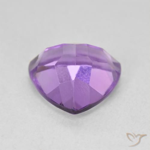 Amethyst Gemstone in 10 x 10 mm (calibrated) Size for Sale, Amethyst Stone in Medium Violet Color