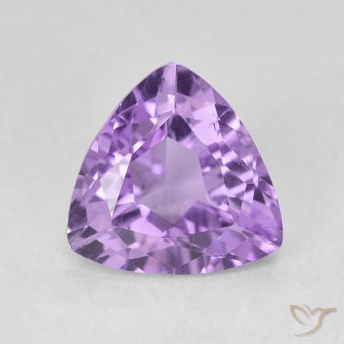 2.78ct Natural Vivid Violet Amethyst, Trillion, VVS-VS