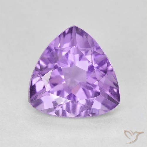 2.83ct Natural Deep Purplish Violet Amethyst, Trillion, VVS-VS