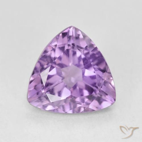 2.84ct Natural Purplish Violet Amethyst, Trillion, VVS-VS