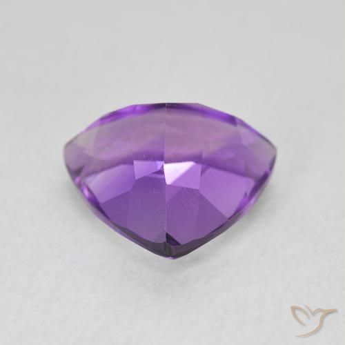 Amethyst Gemstone in 10 x 10 mm (calibrated) Size for Sale, Amethyst Stone in Medium Purplish Violet Color