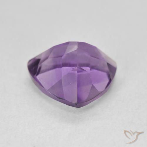 Amethyst Gemstone in 10 x 10 mm (calibrated) Size for Sale, Amethyst Stone in Medium Violet Color