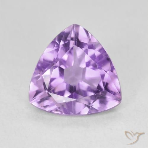 2.83ct Natural Pinkish Violet Amethyst, Trillion, VVS