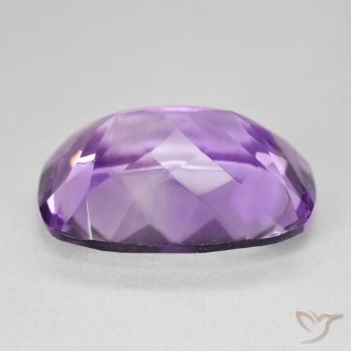 Amethyst Gemstone in 20 x 15 mm (calibrated) Size for Sale, Amethyst Stone in Deep Iris Violet Color