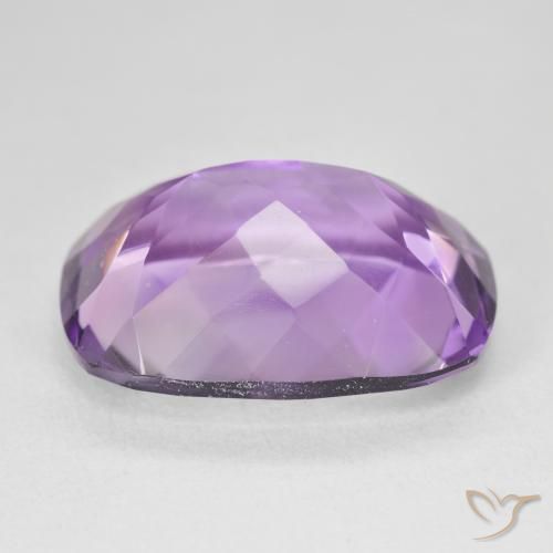 Amethyst Gemstone in 20 x 15 mm (calibrated) Size for Sale, Amethyst Stone in Medium Light Purplish-Violet Color