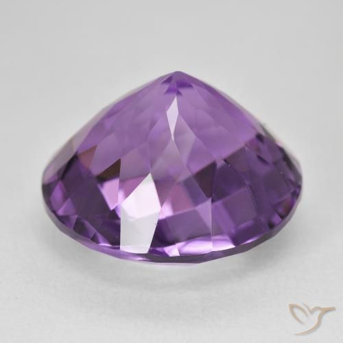 Amethyst Gemstone in 18 mm (calibrated) Size for Sale, Amethyst Stone in Vivid Violet Color
