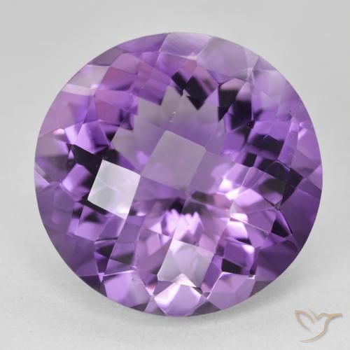 18.08ct Natural Intense Violet Amethyst, Round, VVS